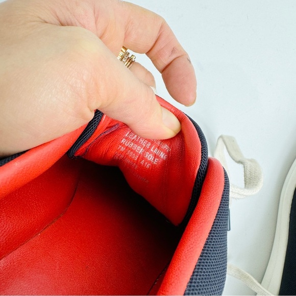 Tory Burch navy blue and red sneaker - Picture 11 of 11